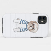 Aquarell Shih Tzu Iphone Fall Case-Mate iPhone Hülle (Rückseite (Horizontal))