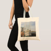 Aquarell Shrimpenboot Küstenfischerei Tote Tasche (Vorderseite (Produkt))