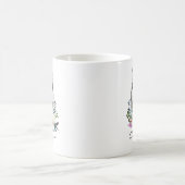 Aquarell Sibirischer Husky Kaffeetasse (Mittel)