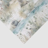 Aquarell-Siegel Küste Seidenpapier (Ausschnitt)