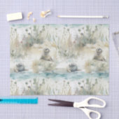 Aquarell-Siegel Küste Seidenpapier (Handwerk)