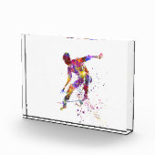 Aquarell-Skater Fotoblock (Rechts)