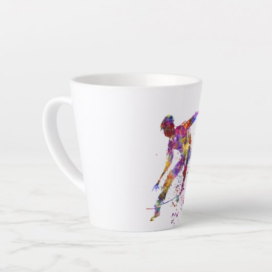 Aquarell-Skater Milchtasse (Linke Ecke)