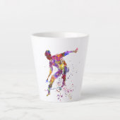 Aquarell-Skater Milchtasse (Vorderseite)