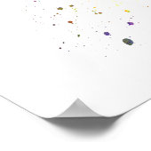 Aquarell-Skater Poster (Ecke)