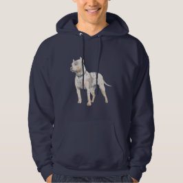 Aquarell-Skizze-Pitbull-Hund Hoodie