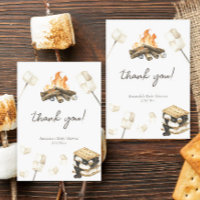 Aquarell S'more Baby-Shower Danke