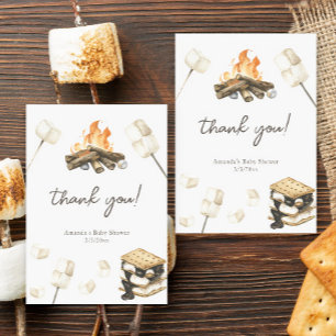 Aquarell S'more Baby-Shower Danke