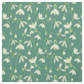 Aquarell Snowdrops Muster-Gewebe Stoff (Muster)