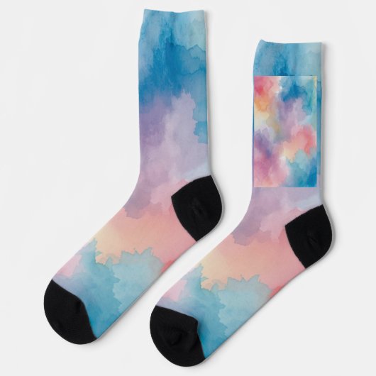 Aquarell socken (Linkes Detail)