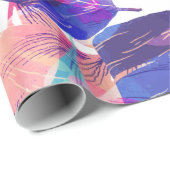 Aquarell Sommer-Blume 2 Geschenkpapier (Rolleneckpunkt)