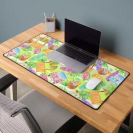 AQUARELL-SOMMER-HAWAII-THEMA SCHREIBTISCHUNTERLAGE