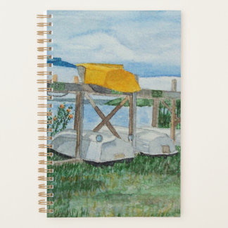 Aquarell Sommer-Ruderboote Planer
