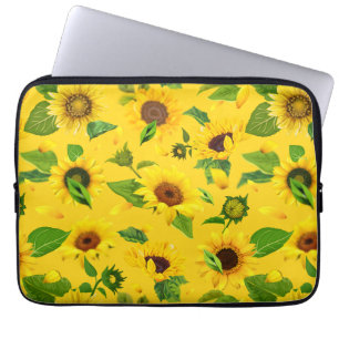 Aquarell-Sonnenblume 3 Laptopschutzhülle