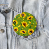 Aquarell-Sonnenblume 4 Button (Beispiel)