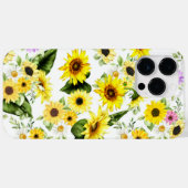 Aquarell-Sonnenblume 7 Case-Mate iPhone Hülle (Rückseite (Horizontal))