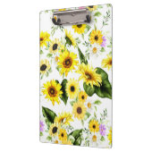 Aquarell Sonnenblume 7 Klemmbrett (Links)
