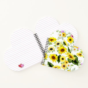 Aquarell Sonnenblume 7 Notizblock