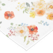 Aquarell-Sonnenblumen-Blumenmuster Tischdecke (Schrägansicht)