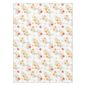 Aquarell-Sonnenblumen-Blumenmuster Tischdecke (Vorderseite)
