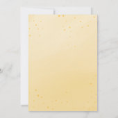 Aquarell Sonnenblumen Grünes Brautparty Einladung (Rückseite)