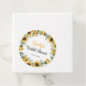 Aquarell Sonnenblumengrün Gefällige Tags Geschenkanhänger (Beispiel)