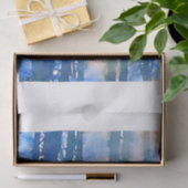 Aquarell-Sonnenuntergang-WaldDecoupage gemischte Seidenpapier (Geschenk)