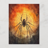 Aquarell-Spinne Postkarte (Vorderseite)