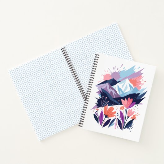 Aquarell-Spiralblock Notizblock (Innenseite)