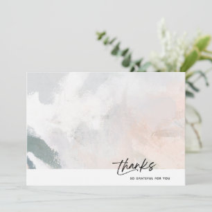 Aquarell-Splash-Dankeskarten So Dankbar Dankeskarte
