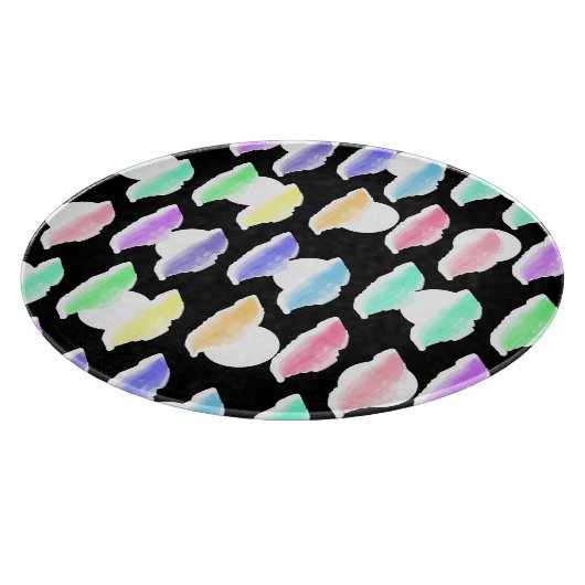 Aquarell-Spritzen! Schneidebrett (Ecke)