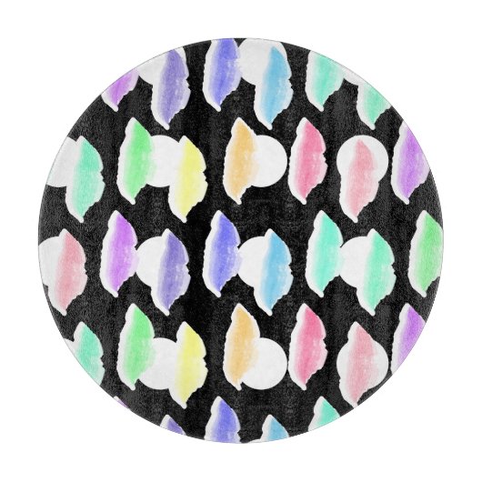 Aquarell-Spritzen! Schneidebrett (Vorderseite)