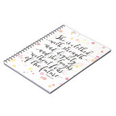 Aquarell-Spritzen-Sprichwort-31:25 gewundenes Notizblock (Linke Seite)