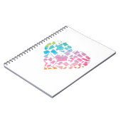 Aquarell-Staat-Herz Notizblock (Linke Seite)
