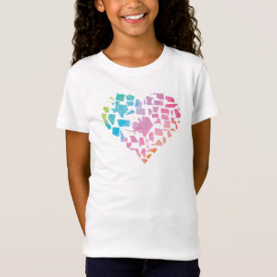 Aquarell-Staat-Herz T-Shirt