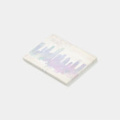 Aquarell-Stadt-Skyline Chicagos, IL | Post-it Klebezettel (angewinkelt)