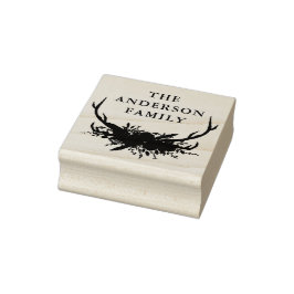 Aquarell Steppenblütenterrasse Moderne Eleganz Gummistempel