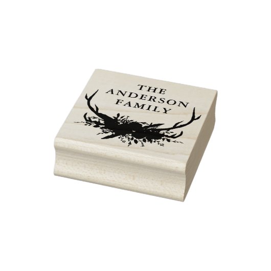 Aquarell Steppenblütenterrasse Moderne Eleganz Gummistempel (Stempel)