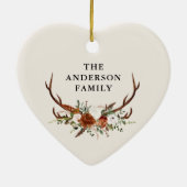 Aquarell Steppenblütenterrasse Moderne Eleganz Keramik Ornament (Hinten)