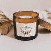 Aquarell Steppenblütenterrasse Moderne Eleganz Rechteckiger Aufkleber