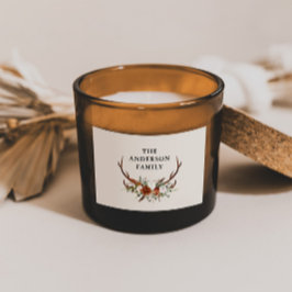 Aquarell Steppenblütenterrasse Moderne Eleganz Rechteckiger Aufkleber