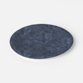 Aquarell-sternenklarer Himmel-Geburtstag Pappteller (Schrägansicht)