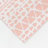 Aquarell-Stier-Schädel-Federn und Pfeil-Azteke Fleecedecke (Ecke)