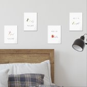 Aquarell Stille Nacht Weihnachtslied Bilderwand Sets (Schlafzimmer)
