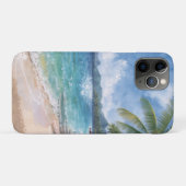 Aquarell Strand Hawaii Case-Mate iPhone Hülle (Rückseite (Horizontal))