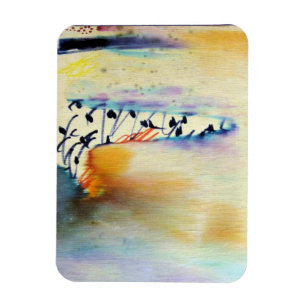 Aquarell-Strand Magnet