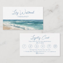 Aquarell-Strand-Therapeut-Psychologe Elegant