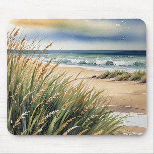 Aquarell Strandgras Mousepad