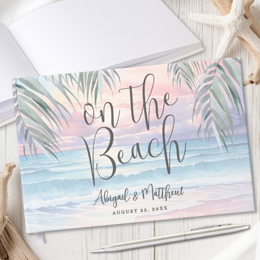 Aquarell Strandhochzeit Gästebuch