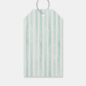 Aquarell-Succulents Kinderdusche Danke Geschenkanhänger (Rückseite)